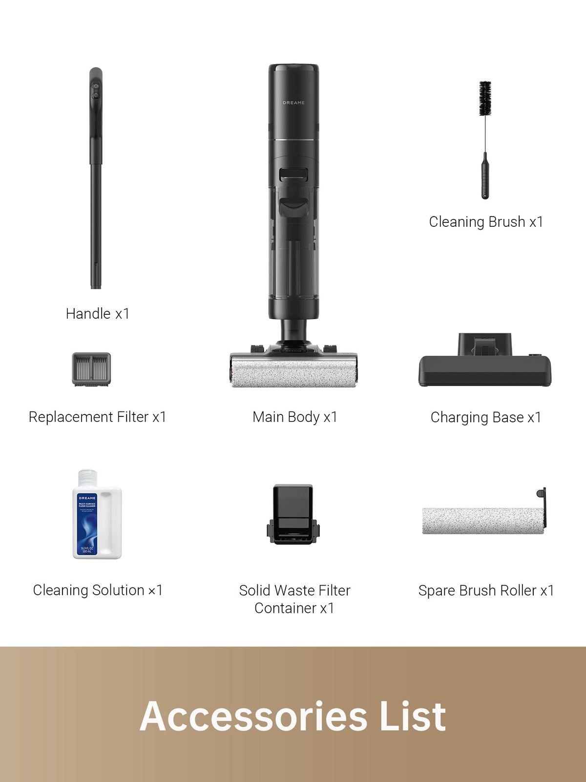 Dreame H13 Pro Wet Dry Vacuum Cleaning Bundle, 1 more Filter