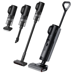 Dreame H12 dual wet and dry vacuum with detachable accessories for versatile cleaning.