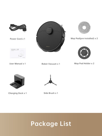 Dreame L10s Pro Gen 2 vacuum package including docking station and accessories.
