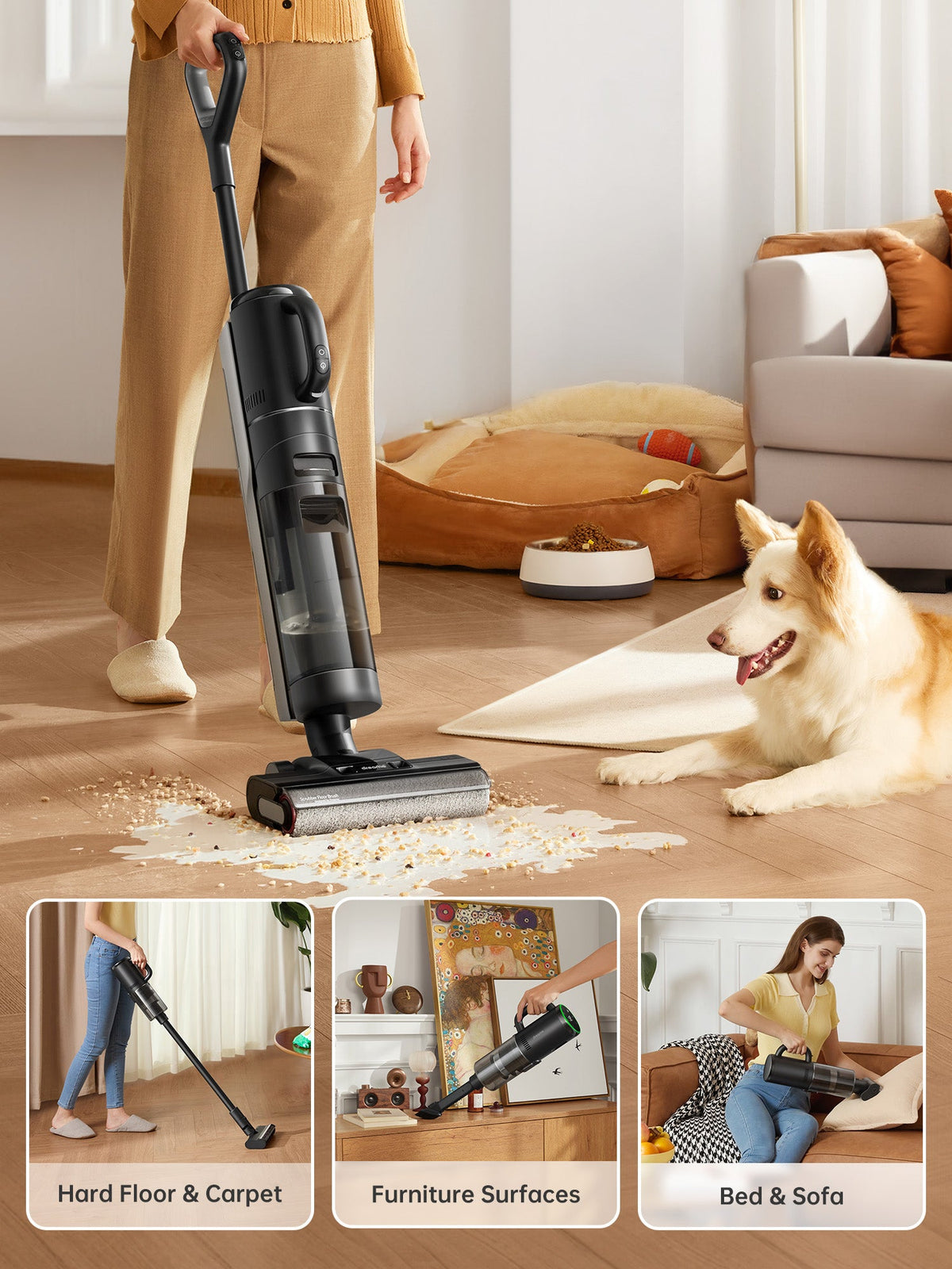 Dreame H12 Dual Vacuum Mop Cleaning Bundle, 1 more Filter