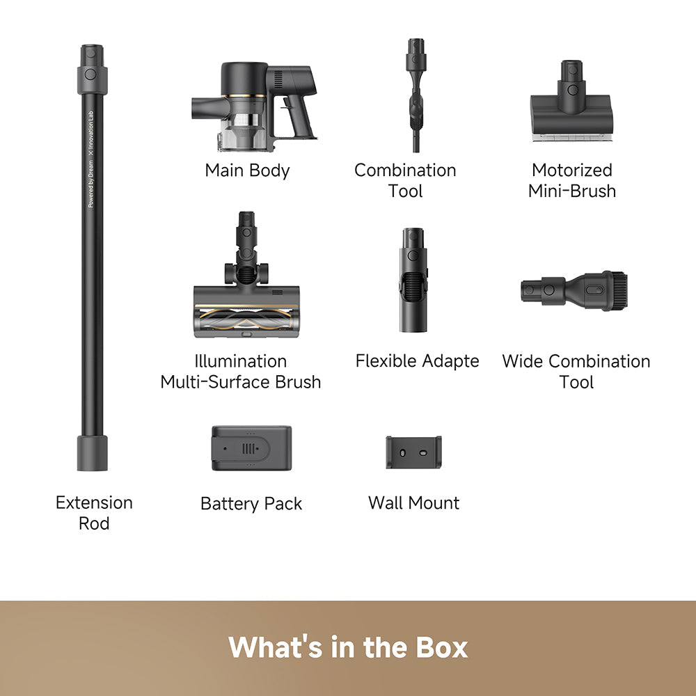 Dreame CleanX W15 Cordless Stick Vacuum, 150AW Strong Suction