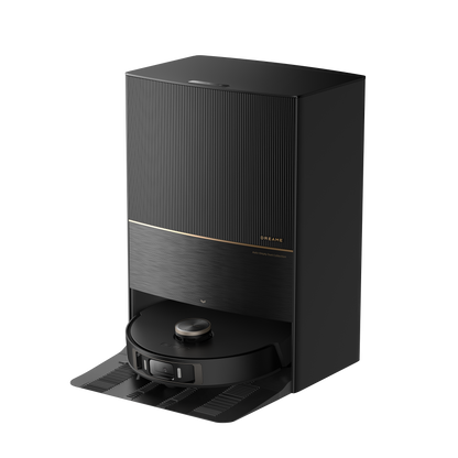 Dreame L20 Ultra Robot Vacuum with sleek automatic base station design.