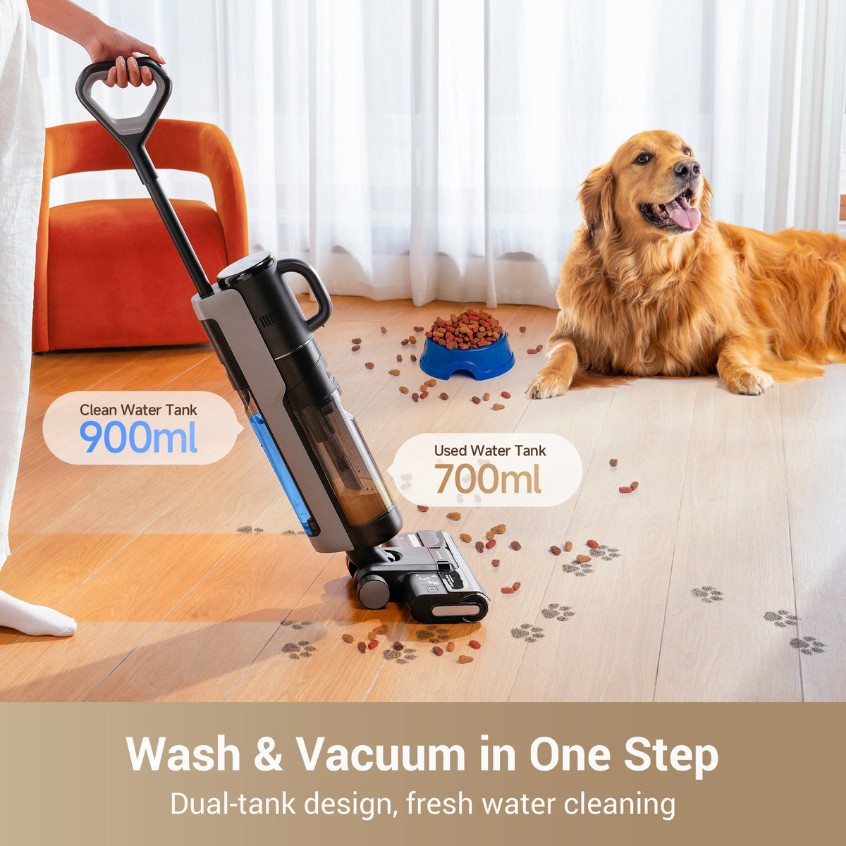 Dreame FloorX 302 Combo Floor Cleaner Mop 2-in-1 Cordless Vacuum for Multi-Surface