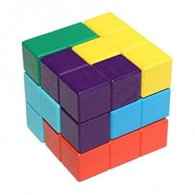 Testkode Farve Soma Wood Tetris Cube